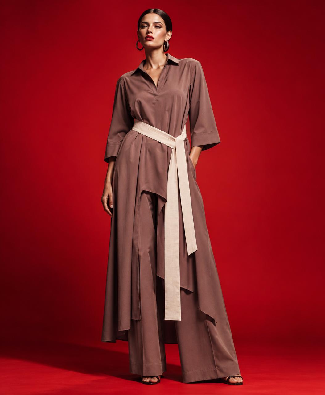 Gulabo FORM - LOOK 5 Brown 2 Piece
