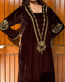Ombrella Chocolate Brown kaftan 1 Piece