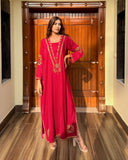 Ombrella Cherry pink kaftan 1 Piece