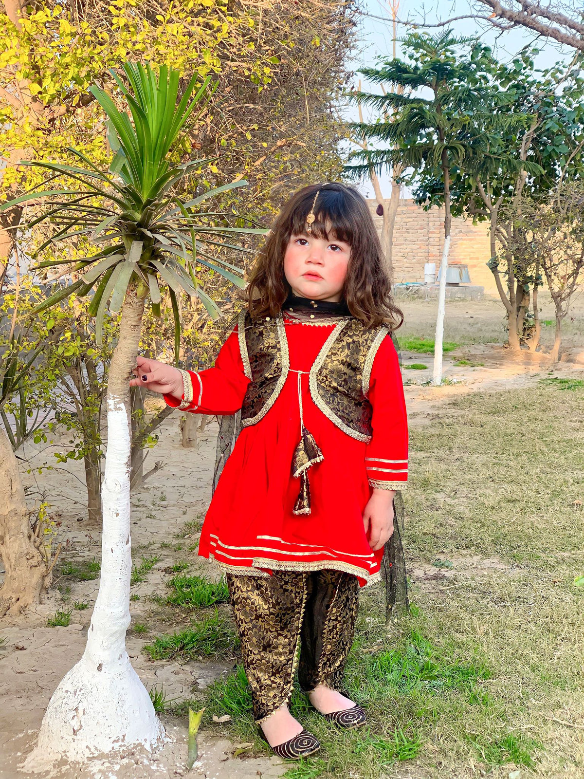 Kidoz Kloset - Lady Bug Dhoti Set For Girl