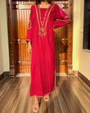 Ombrella Cherry pink kaftan 1 Piece