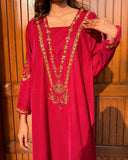 Ombrella Cherry pink kaftan 1 Piece