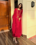 Ombrella Cherry pink kaftan 1 Piece