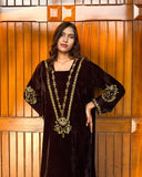 Ombrella Chocolate Brown kaftan 1 Piece