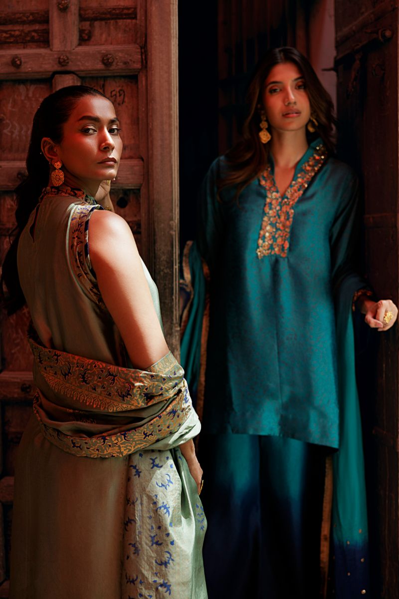 Pinktree - Whispers of Sage - Green - Pure Silk - 3 Piece