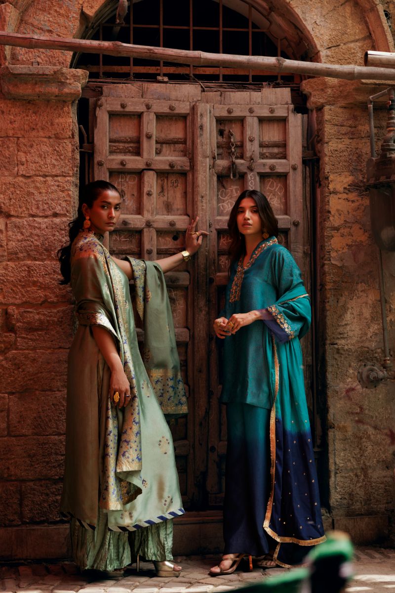 Pinktree - Whispers of Sage - Green - Pure Silk - 3 Piece