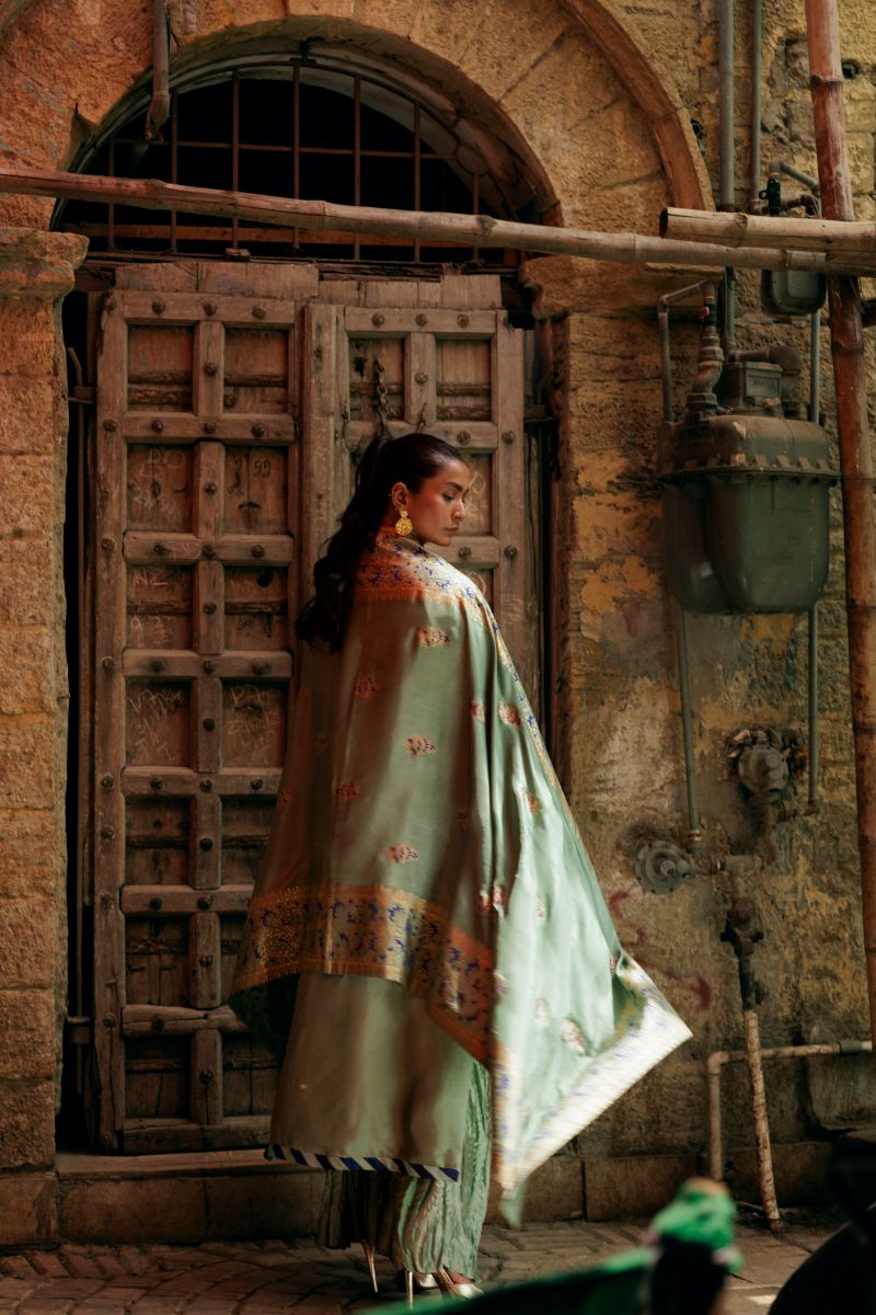 Pinktree - Whispers of Sage - Green - Pure Silk - 3 Piece