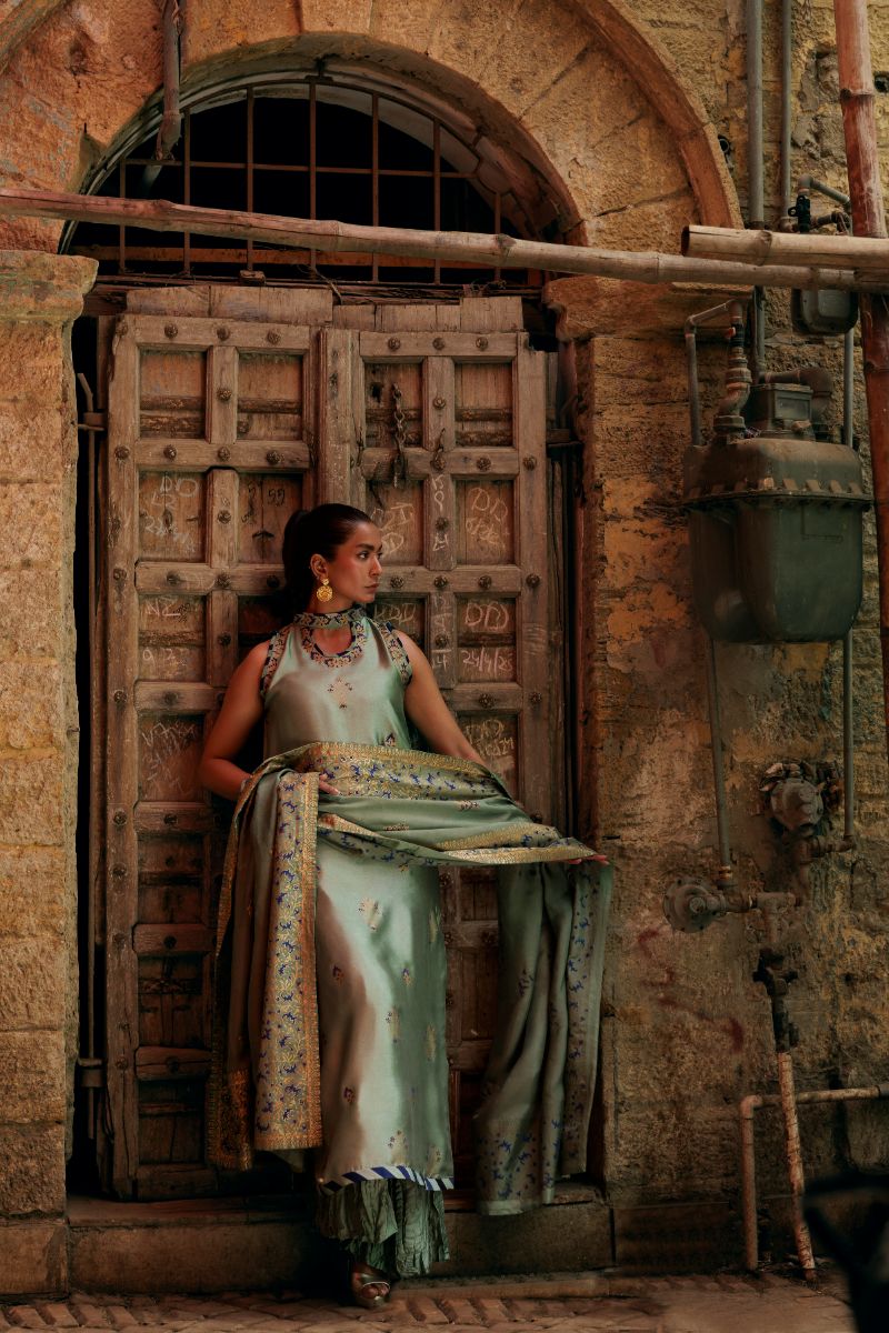 Pinktree - Whispers of Sage - Green - Pure Silk - 3 Piece