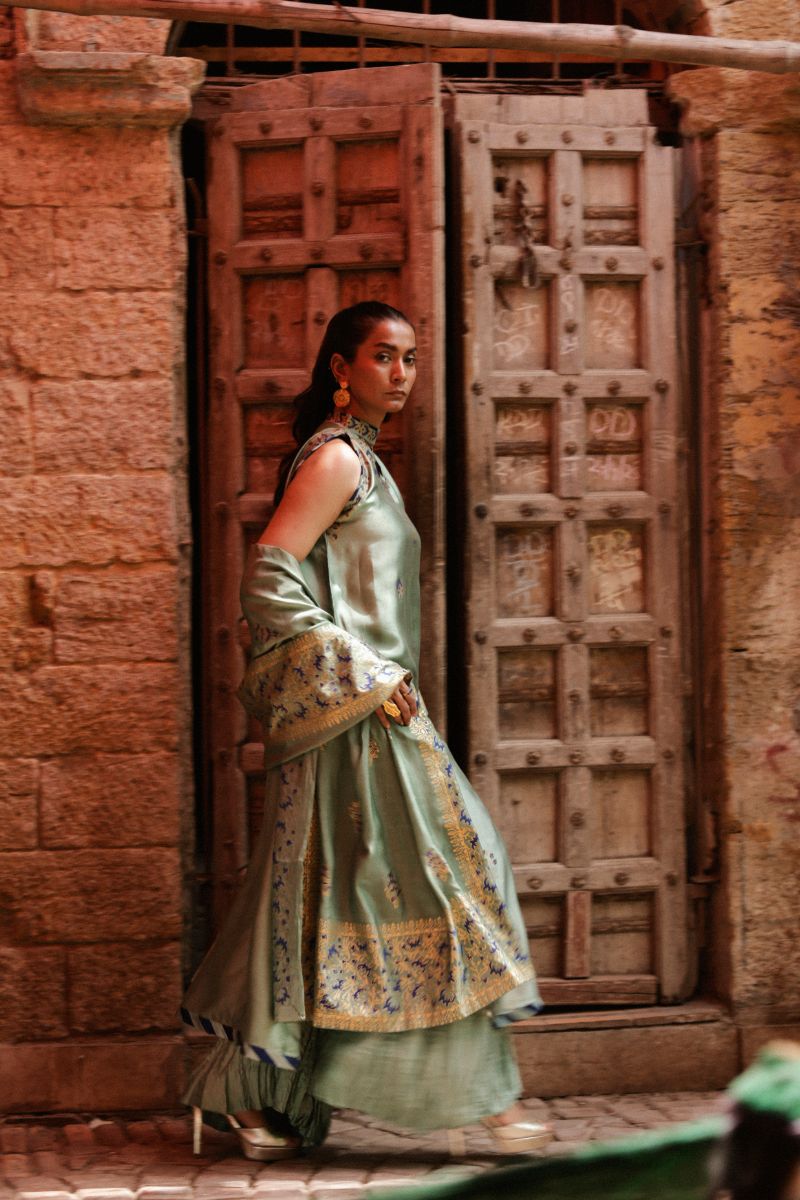 Pinktree - Whispers of Sage - Green - Pure Silk - 3 Piece