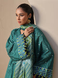 Oaks - Printed Unstitched Lawn Dark Green  - 2 Piece
