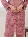 Oaks - ChickenKaari Pret Lawn Suit For Women - Dark Brown - 3 Piece