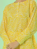 Oaks - Lawn Suit For Women - Yellow - 2 Piece