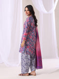 Oaks - Lawn Suit For Women - Navy Blue - 3 Piece