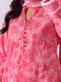 Oaks - Lawn Suit For Women - Pink - 3 Piece