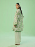 Oaks - Lawn Printed Unstitch Suit For Women - Green - 1 Piece