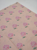 Oaks Printed Lawn Unstitched Peach 1 Piece