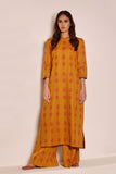 Oaks - 2 Piece Printed Unstitched Khaddar Mustard - OWKH2PT-6277-A