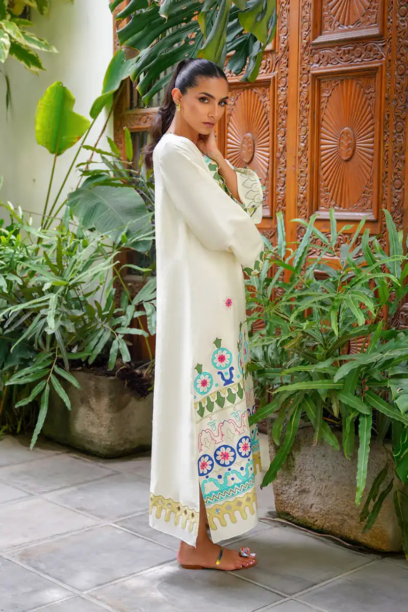 Sania Maskatiya - Yasmin - Ivory - Kaftan Only - 1 Piece