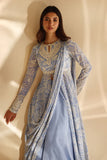 Sania Maskatiya - Yisra - Georgette - Periwinkle - 2 Piece