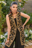 Alishba Kashif - ZARMINA - Black - R.Silk - 4 Piece