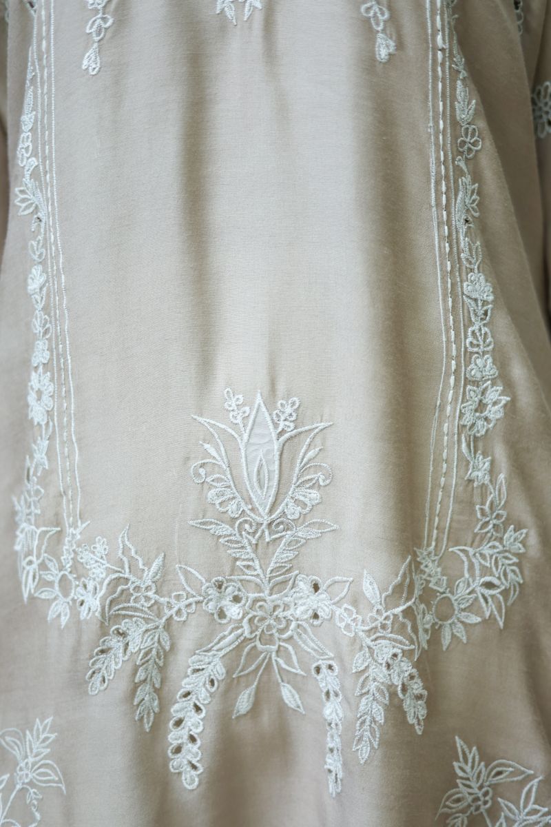 Reema Ahsan - Zyrah - Khadi Silk - Beige - 2 Piece