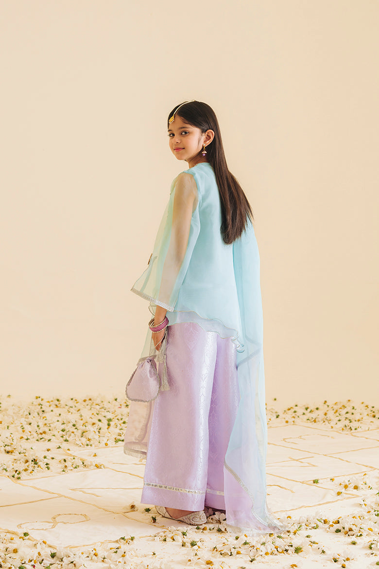 Hummingbirdspk - Gul-e-Yass Lilac & Blue Butterfly Suit