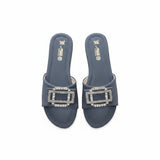 Milli Shoes - Black Casual Buckle Slide