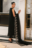Cross Stitch - CHARCOAL VOID - Chiffon - 3 Piece - Unstitched