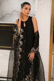 Cross Stitch - CHARCOAL VOID - Chiffon - 3 Piece - Unstitched