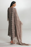Cross Stitch - MOCHA DUNE - Chiffon - 4 Piece - Unstitched