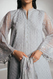 Cross Stitch - SILVER MOONLIGHT - Chiffon - 4 Piece - Unstitched