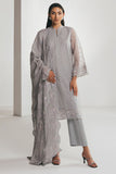 Cross Stitch - SILVER MOONLIGHT - Chiffon - 4 Piece - Unstitched