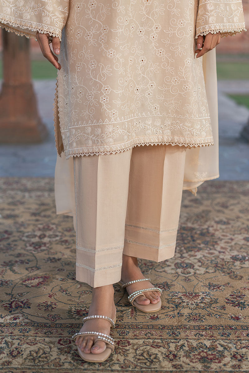 Cross Stitch - ECRU BREEZE - Chikan Kari Lawn - 3 Piece - Unstitch