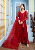 Laleen Mehrgul Pishwas Red 3 Piece