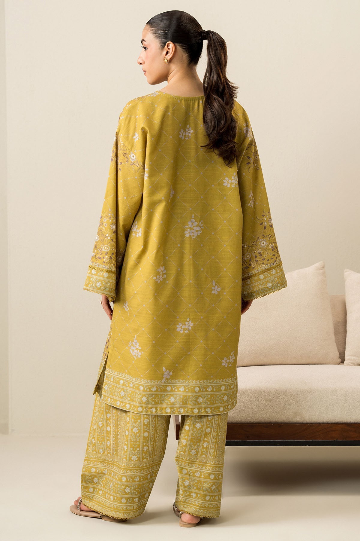 Cross Stitch - Amber Bling - 2 Piece -  Khaddar Linen Suit - Unstitch