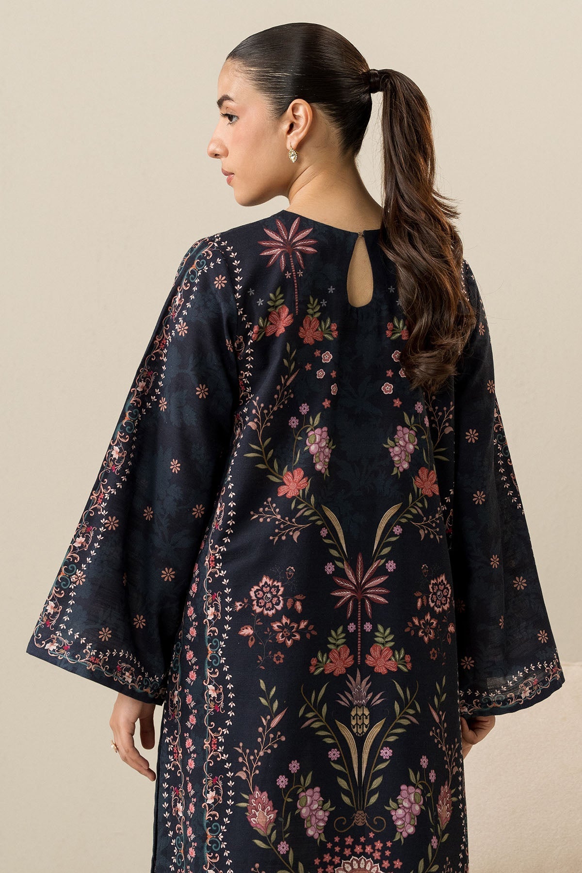 Cross Stitch - Midnight Pearl - 2 Piece -  Khaddar Printed Suit - Unstitch