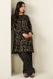Cross Stitch - Urban Ikat - 2 Piece -  Linen Printed Suit - Unstitch