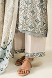 Cross Stitch - Coconut Haze - 3 Piece -  Linen Printed Suit - Unstitch