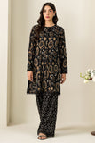 Cross Stitch - Urban Ikat - 2 Piece -  Linen Printed Suit - Unstitch
