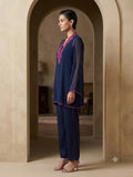 Maheen Khan - Shabnam Co-ord set Navy 2 Piece