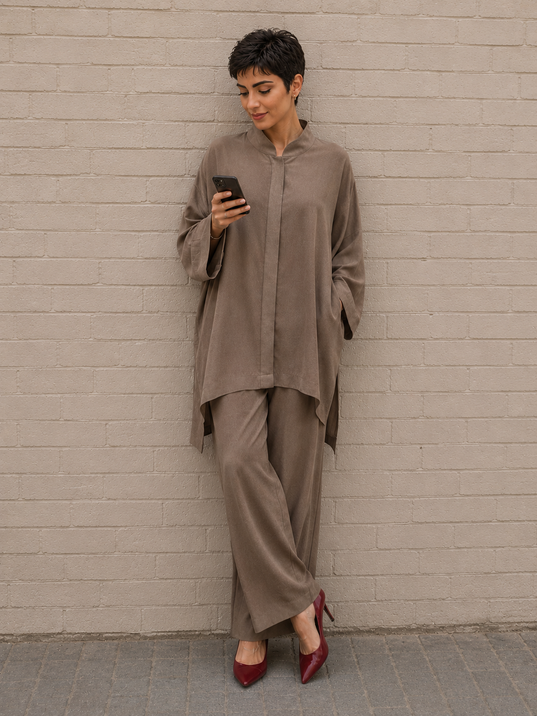 Gulabo The Sienna Co-ord set Brown 2 Piece
