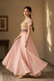 Gulabo Mehr Lehnga choli Pink 2 Piece