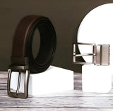 Zahraas Reversible Leather Belt - Black and Brown