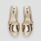 Milli Shoes - Golden Wedge Heels