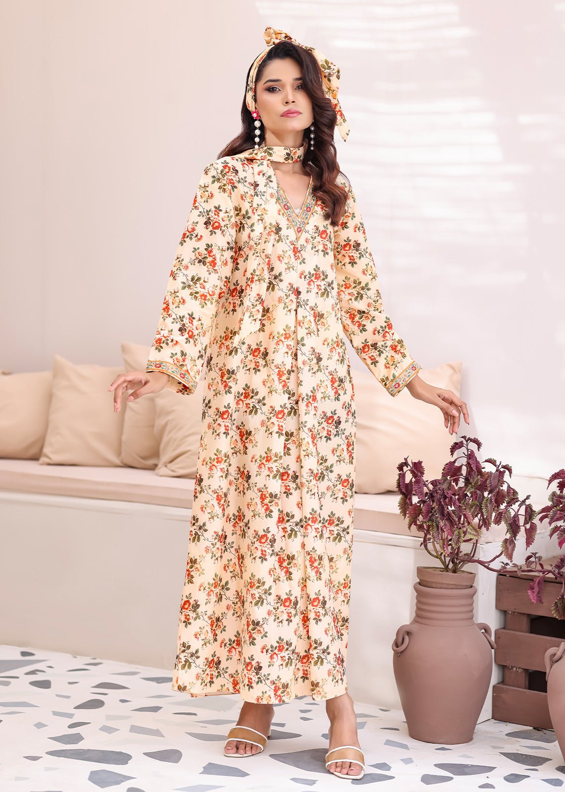 Nawaem Altulle - Hayat - beige - cotton