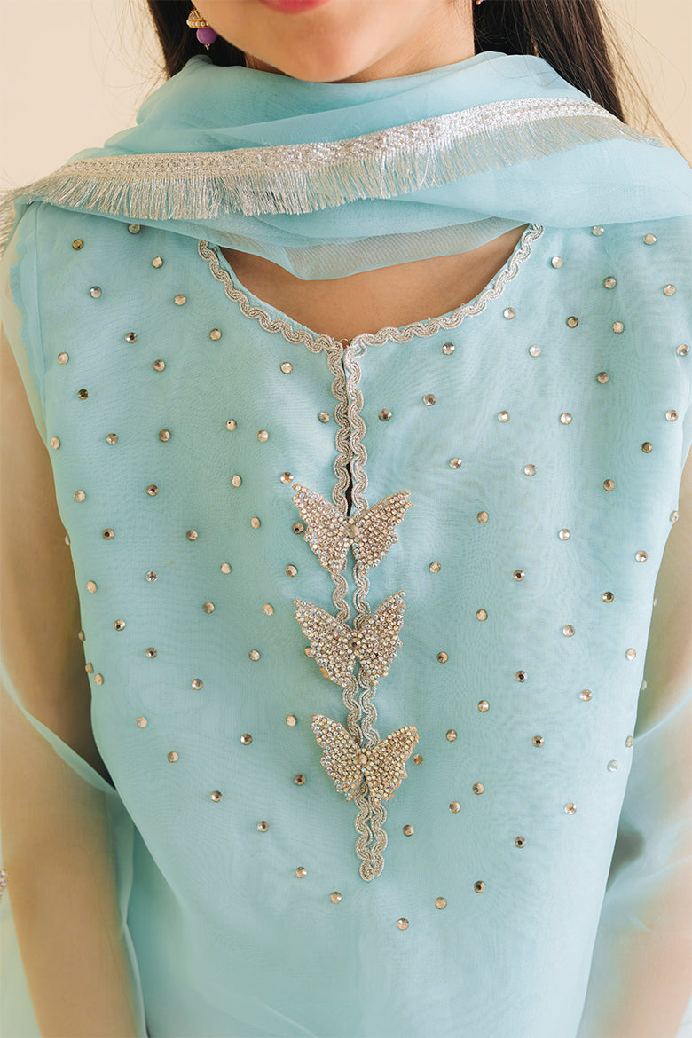 Hummingbirdspk - Gul-e-Yass Lilac & Blue Butterfly Suit