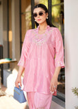 Allure by IH - LESLIE - Pink Pastel - Raw Silk - 2 Piece