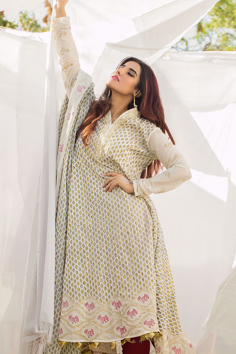 Pinktree Mahtab 2 Piece Suit Ivory