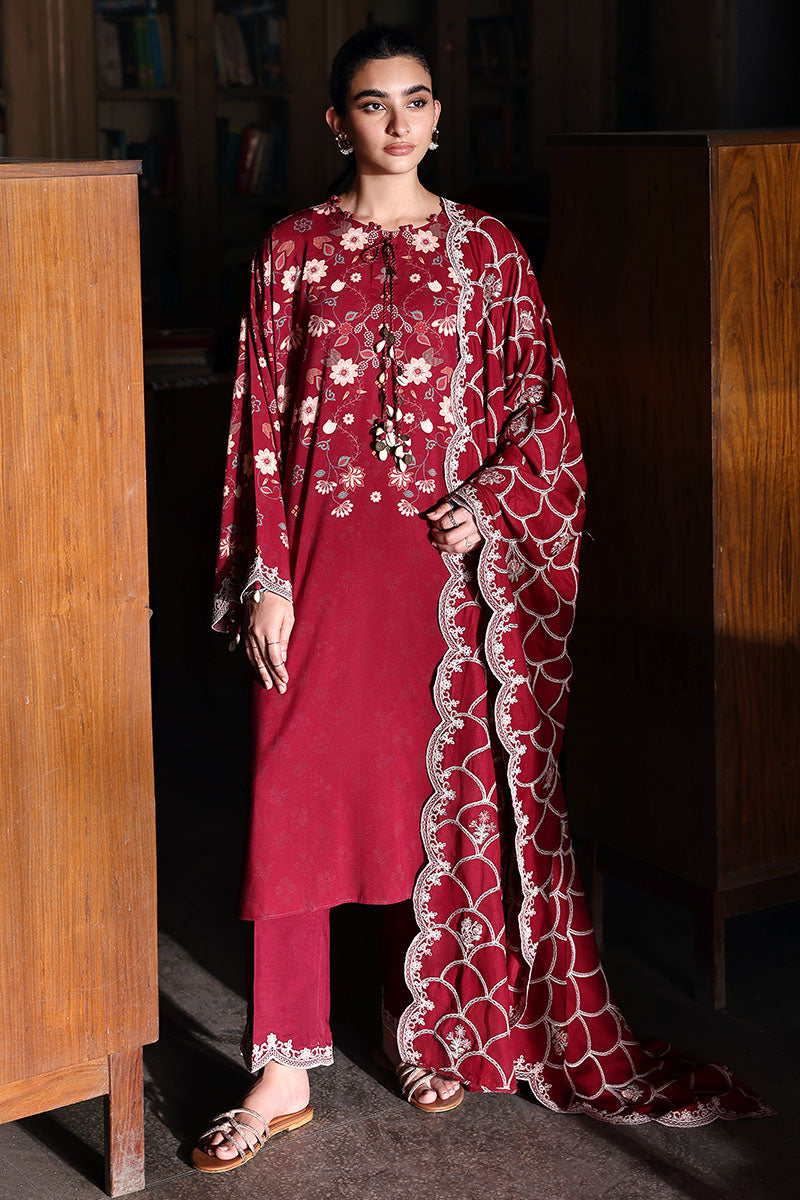 Cross Stitch - Berry Luxe - Linen Printed Suit - 3 Piece - Unstitch