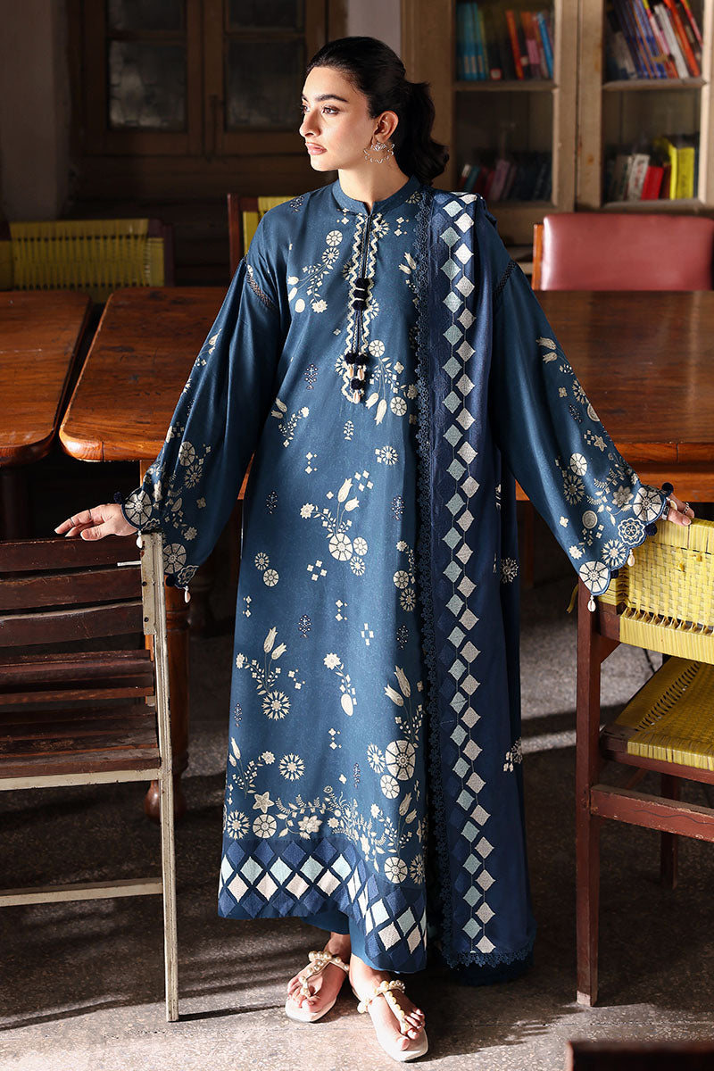 Cross Stitch - Dreamy Dune - Linen Printed Suit - 3 Piece - Unstitch